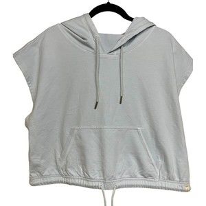 The Normal Brand Classic Terry Sleeveless Hoodie Mist‎ Women’s Size Large